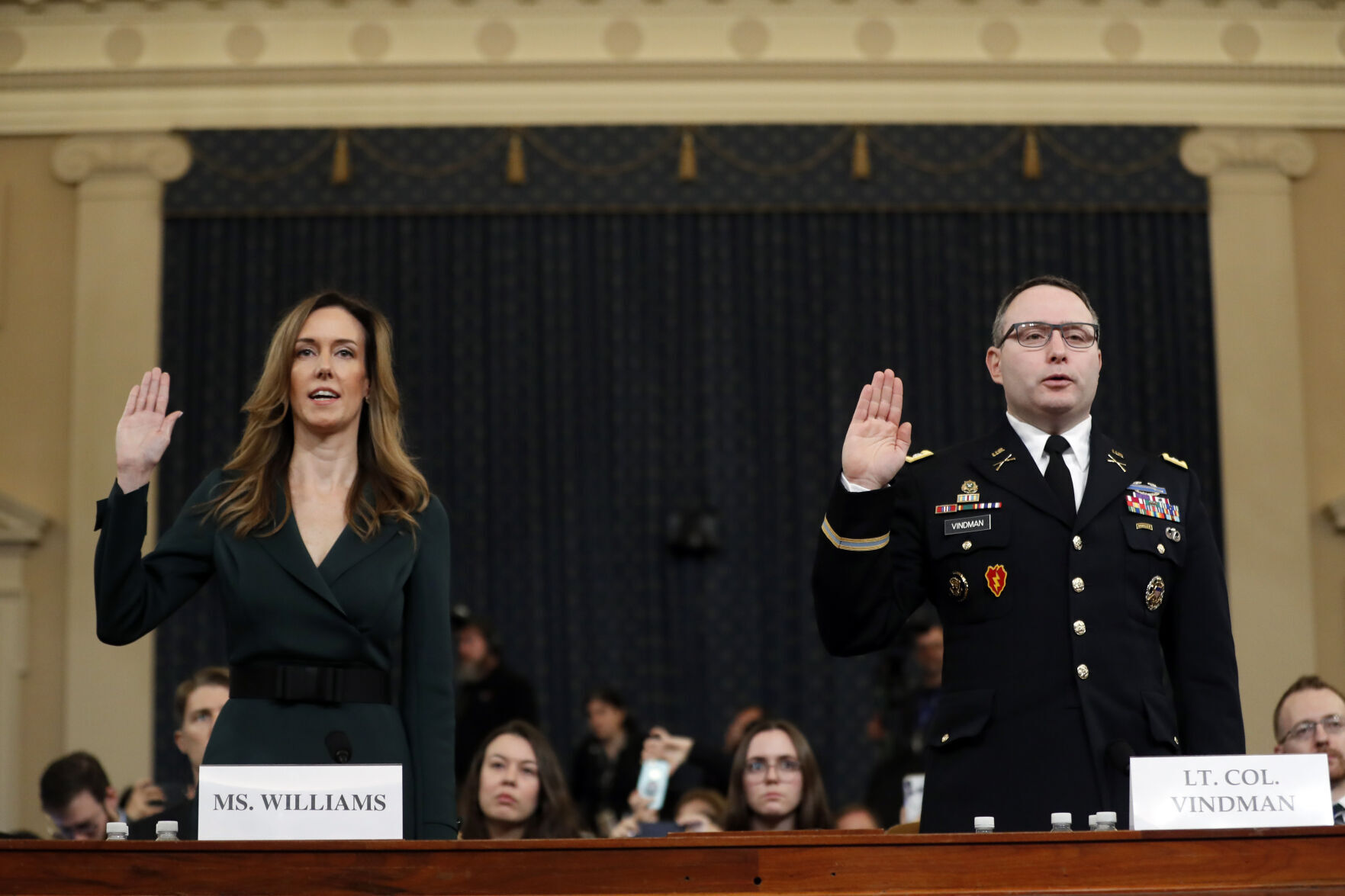 Jennifer Williams and Alexander Vindman